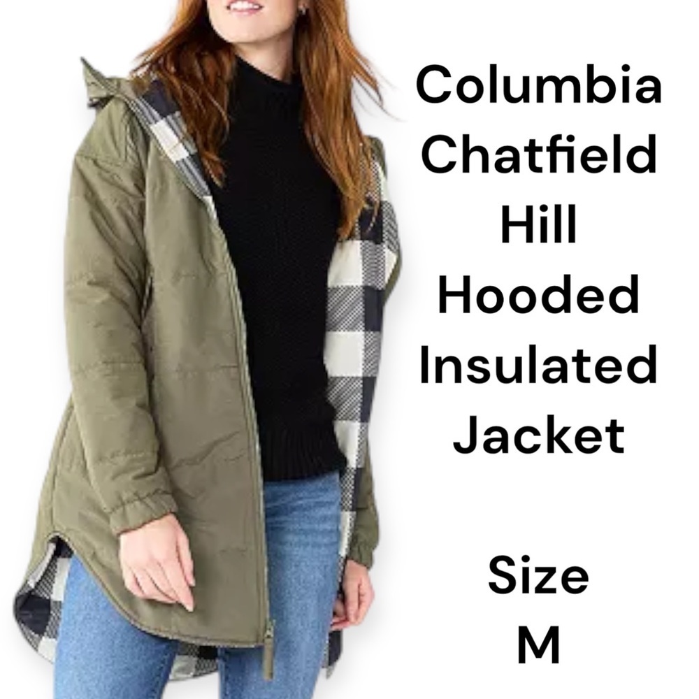 COLUMBIA CHATFIELD HILL NOVELTY JACKET - WOMEN'S size M Stone green - Picture 3 of 12